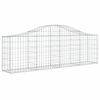 vidaXL Paniers &agrave; gabions arqu&eacute;s 6 pcs 200x30x60/80 cm Fer galvanis&eacute;