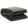 vidaXL Couverture de piscine Noir 400 x 200 cm PE