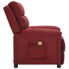 vidaXL Fauteuil de massage Rouge bordeaux Tissu