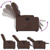 vidaXL Fauteuil inclinable marron similicuir