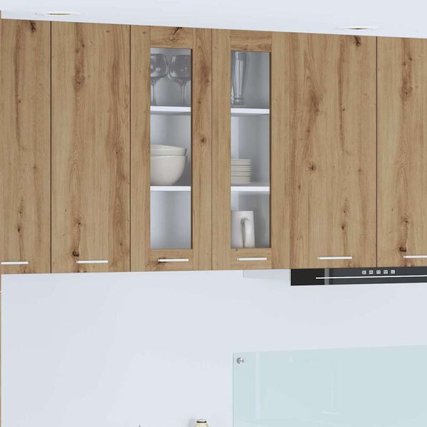 vidaXL Armoire suspendue Riga Ch&ecirc;ne artisanal 60 x 31 x 80 cm