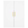 vidaXL Armoire murale blanc 69,5x34x90 cm