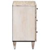 vidaXL Armoire de lit Blanc 50 x 33 x 60 cm Bois de mangue massif