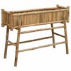 vidaXL Jardini&egrave;re avec support Naturel 100 x 38 x 74 cm Bambou