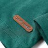 T-shirt enfant &agrave; manches longues vert 140
