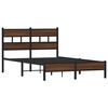 vidaXL Cadre de lit sans matelas ch&ecirc;ne marron 120x200 cm