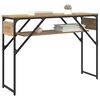 vidaXL TableConsole Ch&ecirc;ne artisanal 105x30x75cm Bois d'ing&eacute;nierie