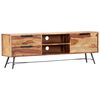vidaXL Meuble TV 140x28x47 cm Bois solide