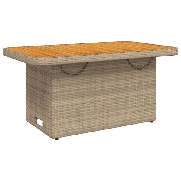 vidaXL Salon de jardin avec coussins 2 pcs beige r&eacute;sine tress&eacute;e