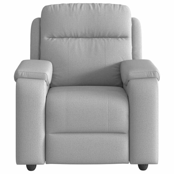 vidaXL Fauteuil inclinable gris nuage tissu