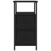 vidaXL Tables de chevet 2 pcs noir 30x60x60 cm bois d’ingénierie