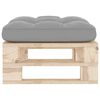 vidaXL Pouf palette de jardin bois de pin impr&eacute;gn&eacute;