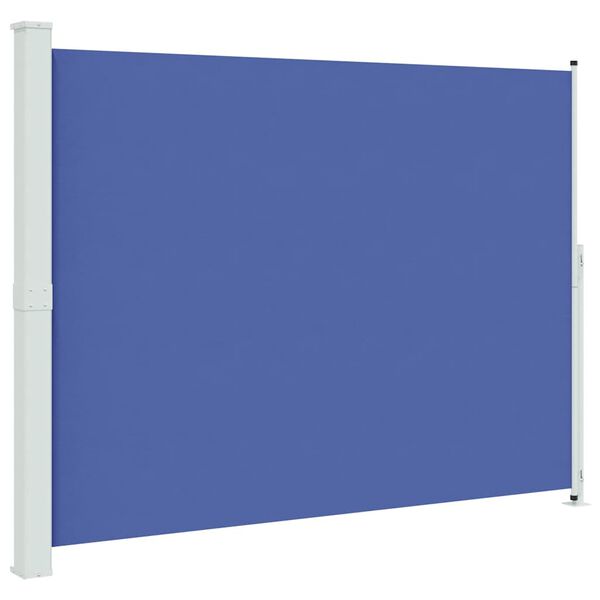 vidaXL Auvent lat&eacute;ral r&eacute;tractable de patio 220x300 cm Bleu