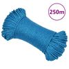 vidaXL Corde de travail Bleu 6 mm 250 m Polypropyl&egrave;ne