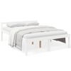 vidaXL Lit pour personne &acirc;g&eacute;e sans matelas 150x200 cm bois pin massif