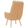 vidaXL fauteuil Beige 69 x 74 x 93 cm Tissu Sherpa