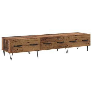 vidaXL Meuble TV 150 x 36 x 30 cm Bois ancien Bois d'ing&eacute;nierie