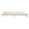 vidaXL Cadre de lit sans matelas blanc 120x190 cm bois de pin massif