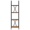 vidaXL &Eacute;tag&egrave;re Bois ancien 40 x 30 x 146 cm Bois d'ing&eacute;nierie