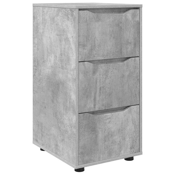 vidaXL Armoire de rangement Gris b&eacute;ton 40 x 48 x 81 cm