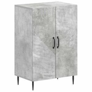 vidaXL Cabinet &agrave; chaussures HAARLEM 59,5 x 39,5 x 89,5 cm Gris b&eacute;ton