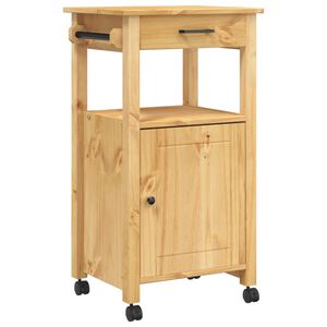 vidaXL Chariot de cuisine MONZA 48x40x88,5 cm bois massif de pin