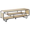 vidaXL Meuble TV 140 x 36 x 45 cm Ch&ecirc;ne Sonoma Bois d'ing&eacute;nierie