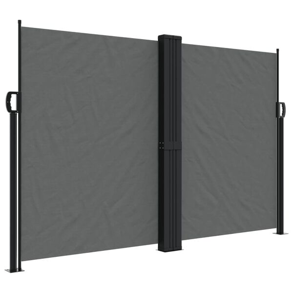 vidaXL Auvent lat&eacute;ral r&eacute;tractable anthracite 160x1200 cm
