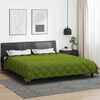 vidaXL Duvet d'hiver Vert et Anthracite 200 x 200 cm Microfibre