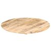 vidaXL Dessus de table Bois de manguier solide Rond 15-16 mm 50 cm