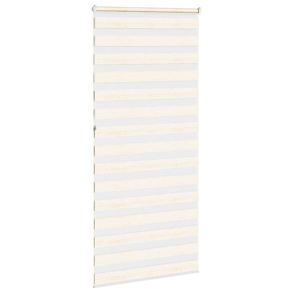 vidaXL Store z&egrave;bre beige marbr&eacute; largeur du tissu 90,9 cm polyester