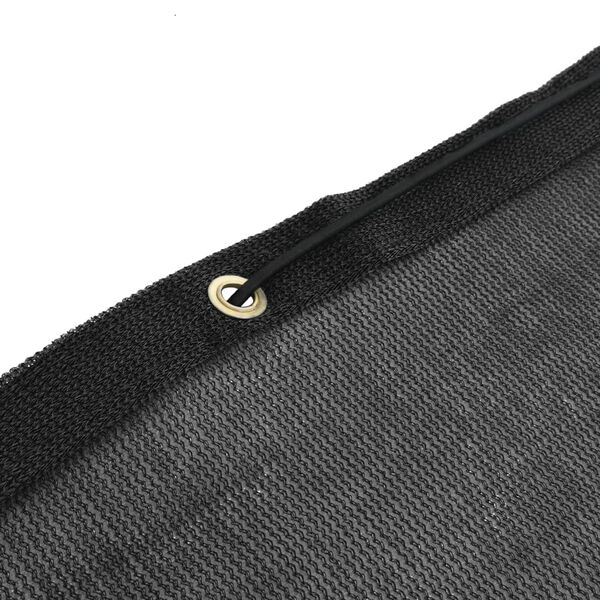 vidaXL Filet de conteneur PEHD 3,5 x 5 m Noir