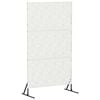 vidaXL &Eacute;cran de confidentialit&eacute; 100 x 50 x 180 cm Acier Blanc