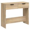 Table console noir 75x40x75 bois d'ingénierie | Leroy Merlin Table console noir 75x40x75 bois d'ingénierie | Leroy Merlin