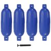 vidaXL Pare-choc de bateau 4 pcs bleu 58,5x16,5 cm PVC