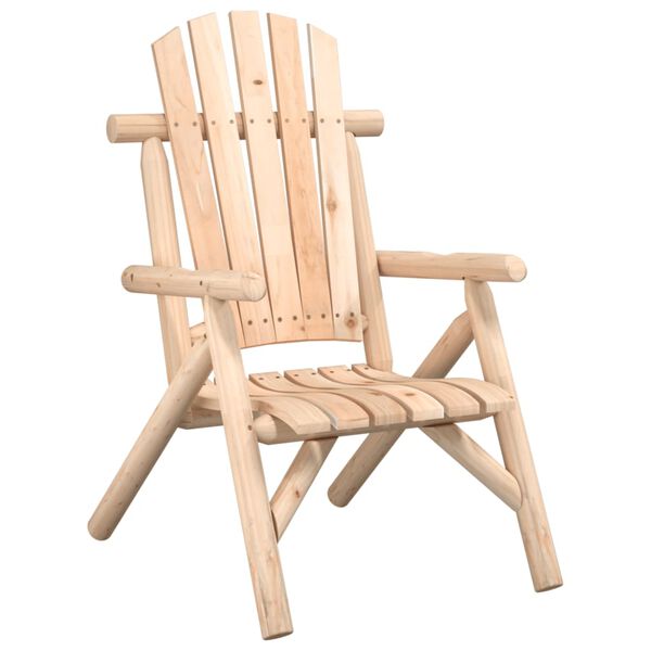 vidaXL Chaise de jardin 68x86x103 cm bois massif d'&eacute;pic&eacute;a