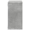 vidaXL Armoire murale 60x16x30 cm gris b&eacute;ton bois d'ing&eacute;nierie