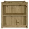 vidaXL Jardini&egrave;re d'ext&eacute;rieur 60x60x60 cm bois de pin impr&eacute;gn&eacute;