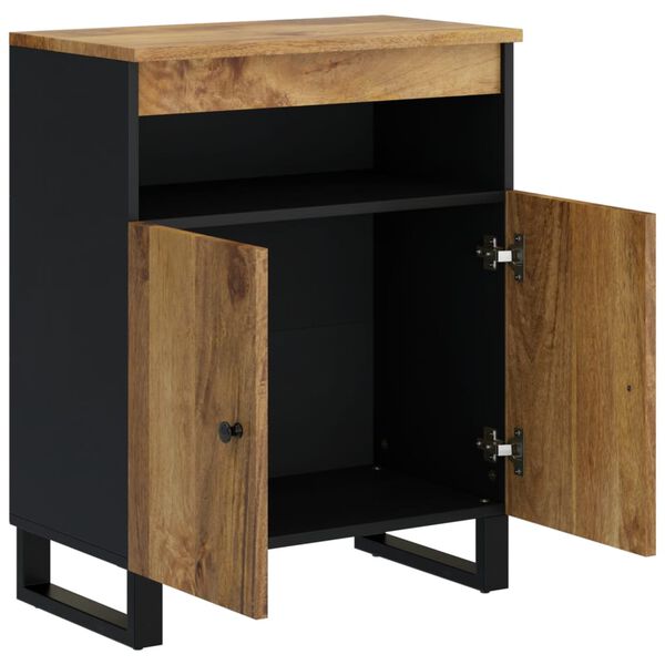 vidaXL Buffet avec 2 portes 60x33x75 cm bois massif de manguier