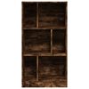 vidaXL Bibliothèque chêne fumé 57x28,5x107,5 cm bois d'ingénierie