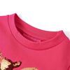 Sweatshirt pour enfants rose vif 116