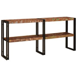 vidaXL Table console Multicolore 160 x 33 x 75 cm Bois Recycl&eacute; Solide