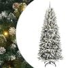vidaXL Sapin de No&euml;l artificiel Blanc 240 cm
