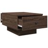 vidaXL Table basse ch&ecirc;ne marron 60x45x31 cm bois d'ing&eacute;nierie