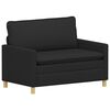 vidaXL Canap&eacute; Noir 126 x 81 x 87,5 cm
