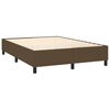 vidaXL Sommier &agrave; lattes de lit avec matelas Marron fonc&eacute; 140x190 cm