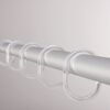 RIDDER Anneaux de rideau de douche Transparent 49300