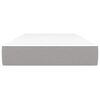 vidaXL Matelas de lit &agrave; ressorts ensach&eacute;s fermet&eacute; moyenne gris clair 120x190x20 cm