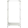 vidaXL Portant de bois chauffage blanc 40x30x80 cm