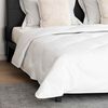vidaXL Couette avec oreiller 3 pcs Blanc Microfibre